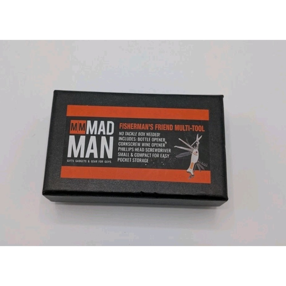 Mad Man Fisherman's Friend Multi-Function Pocket Tool Multitool NEW‎ IN BOX!
